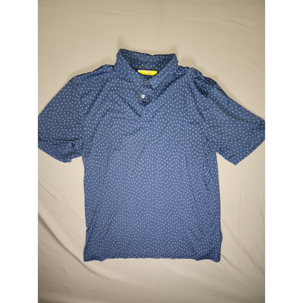 Nicklaus Eco Choice Polo Shirt Mens XL Blue Performance Golf Casual